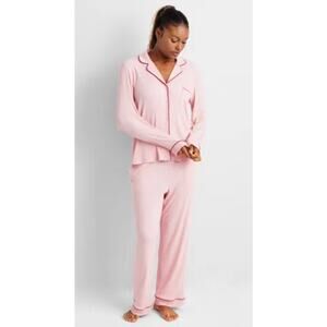 Brand New State of Day Women's Size 2X Pink Pajama Set Lounge Long Sleeve